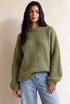 Oversized Ribbed Soft Knit Jumper
