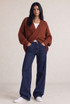 Twist Front Oversized Jumper 