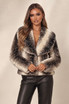 Bambi Fur Lapel Jacket