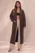 Boucle Patch Pocket Open Cardigan
