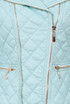 Mint Green Qulited PVC Jacket