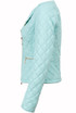 Mint Green Qulited PVC Jacket