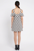 Polka Dot Off the Shoulder Blouson Dress