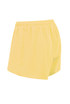 Yellow Front Tie Up Detail Layered Shorts