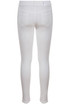 Cream Fitted Plain Hot Pants