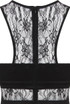 Black Lace Mesh Detailed Bodycon Dress