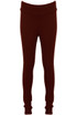 Wine High Waisted Super Stretch Jeggings