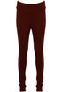 Wine High Waisted Super Stretch Jeggings