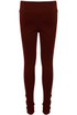 Wine High Waisted Super Stretch Jeggings