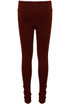 Wine High Waisted Super Stretch Jeggings