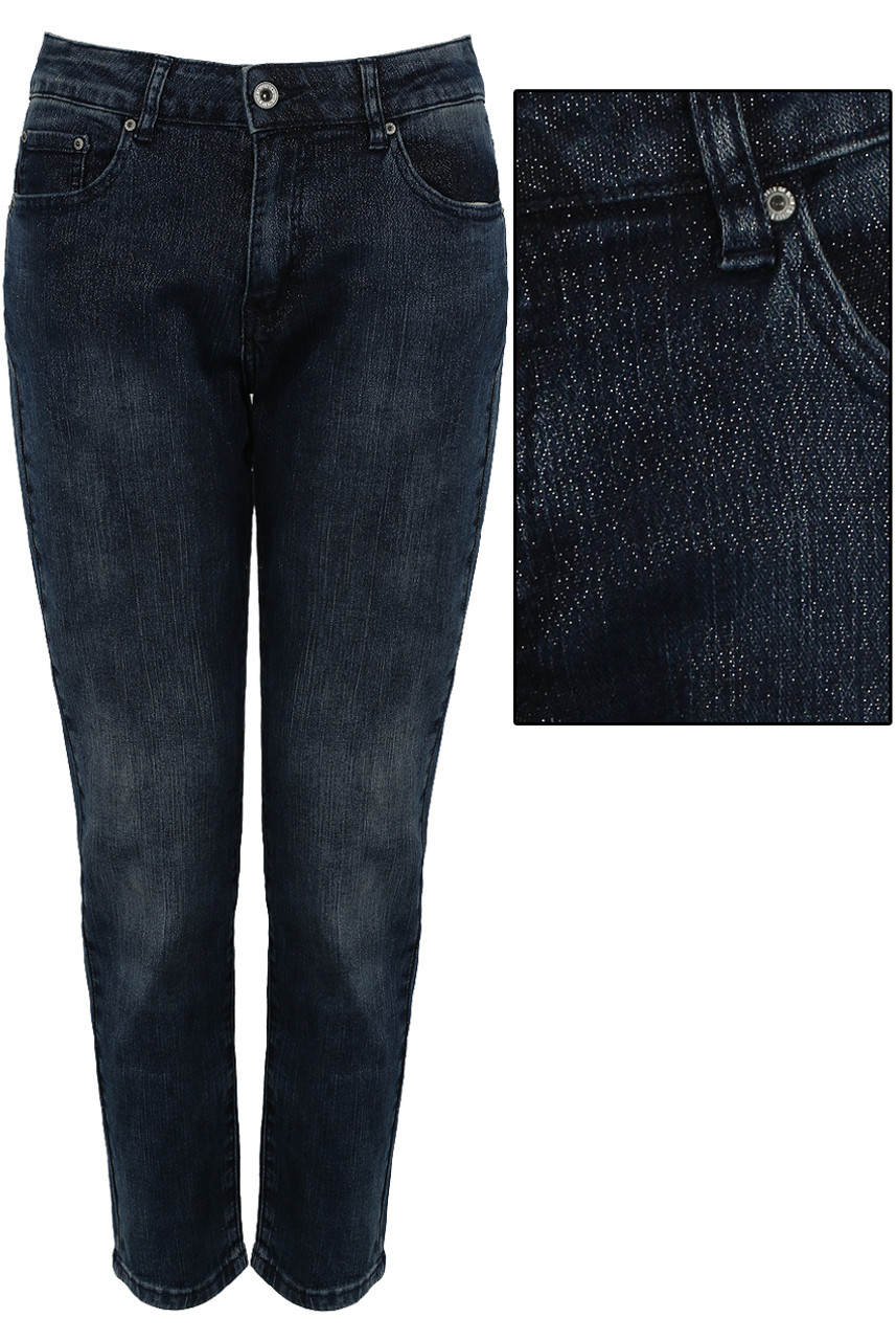 dark denim boyfriend jeans