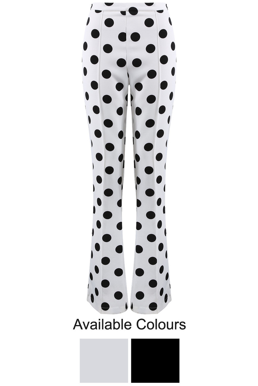 polka dot bell bottoms