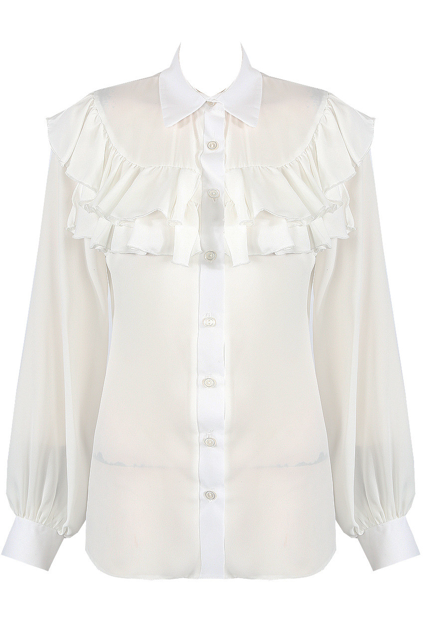 Fringe Trim Button-Up Shirt Dress