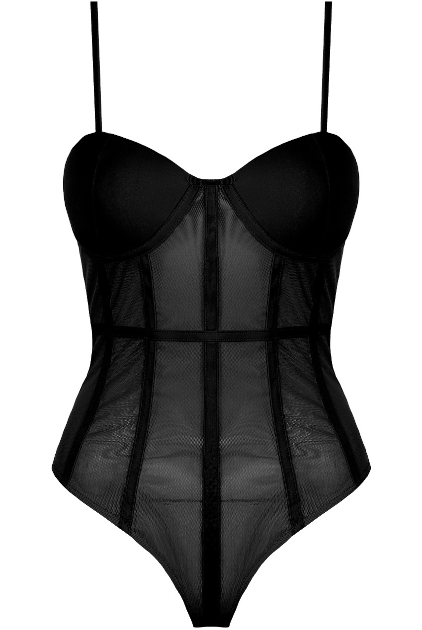 Mesh Panelled Bodysuit Buy Fashion Wholesale in The UK
