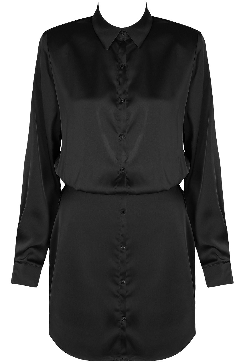 Satin Shirt Dress Buy Fashion Wholesale in The UK