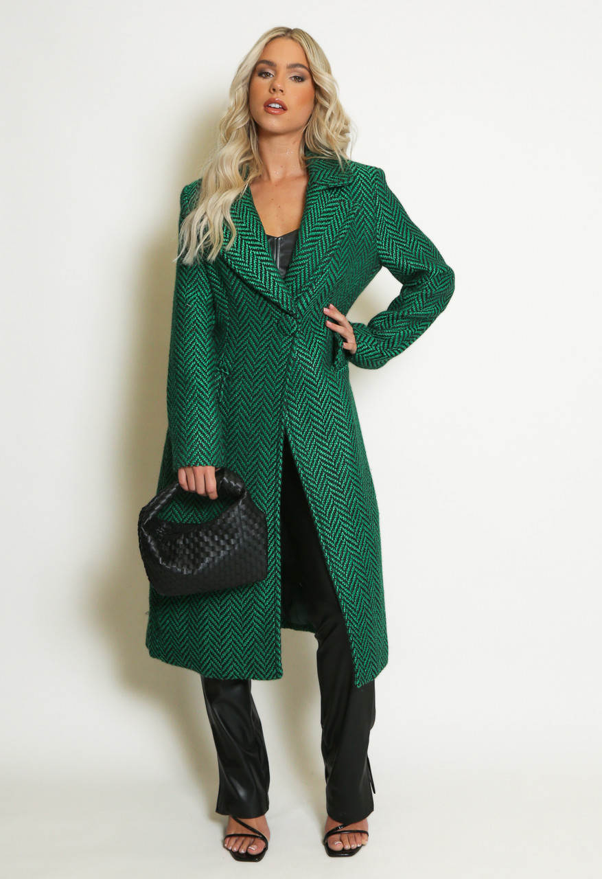 Light Multi Chevron Single Breasted Waistcoat