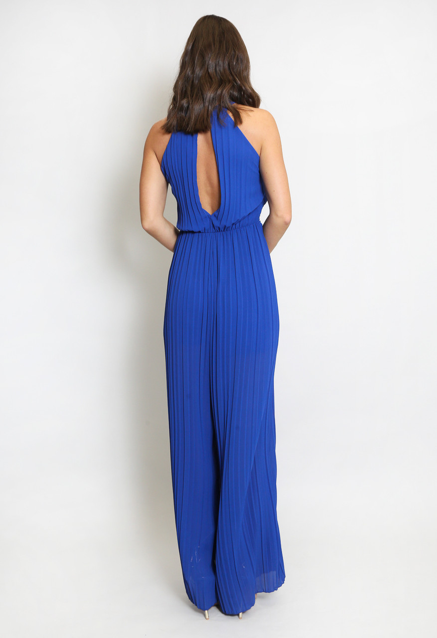 PLISSE JUMPSUIT WITH NECK TIE PALACIO PLAYGROUND main image 1