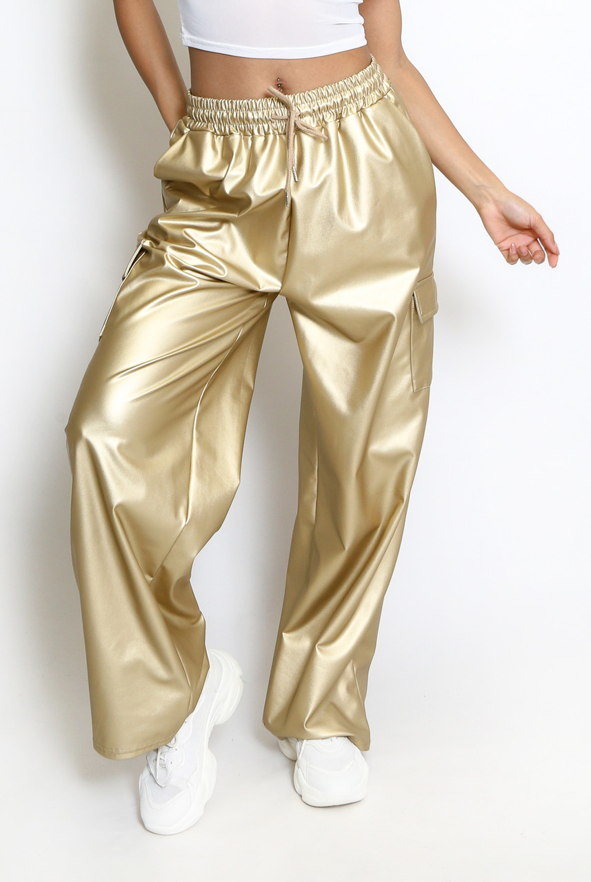 Gold Cargo Trousers