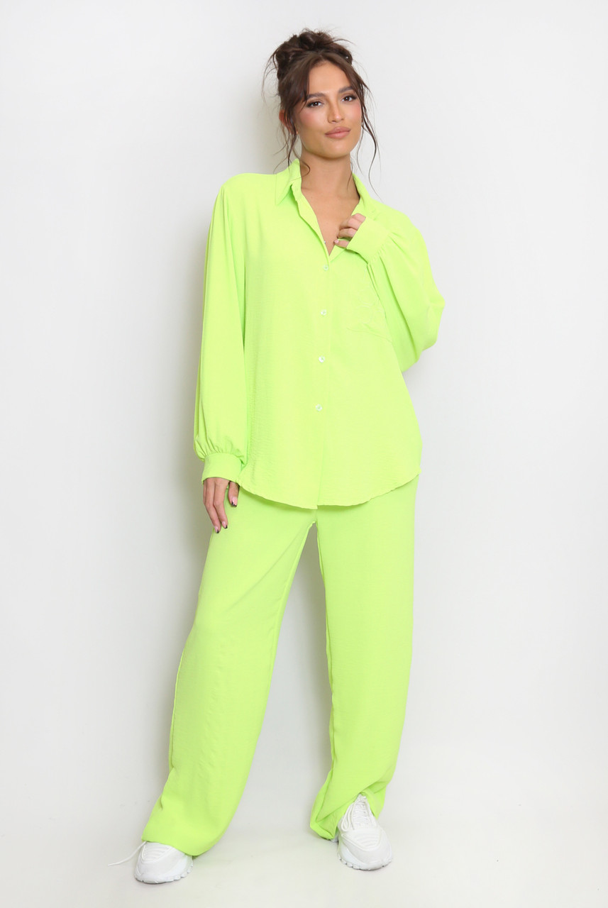Two-Piece Set - Lemon Blouse & Trousers main image 0