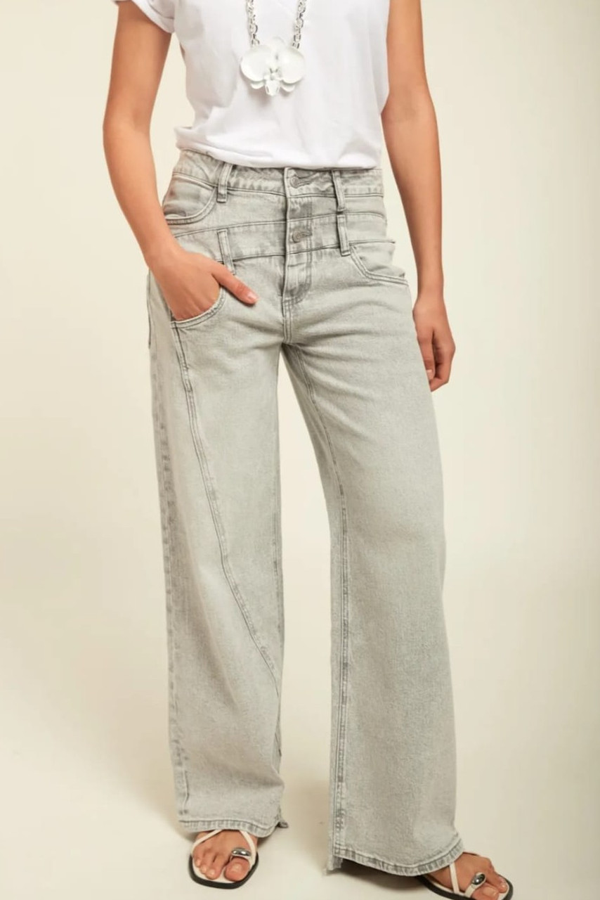 Double Waist Jorts Unisex