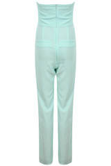 Mint Strapless Bandeau Jumpsuit