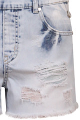 Denim Acid Wash Front Pocket Dungaree