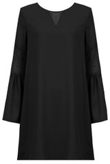 Lace Insert Gypsy Sleeve Shift Dress  - 4 Pack - 3 Colours