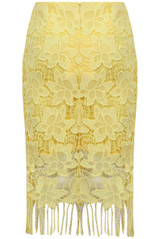 Floral Lace Tasseled Midi Skirt - 4 Colours