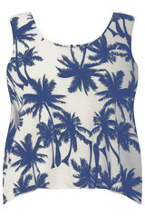 Palm Tree Crop Top - 3 Colours