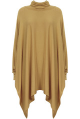Roll Neck Jersey Long Sleeve Oversized Top - 8 Shades