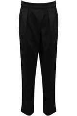 Black Satine Tailored Trouser