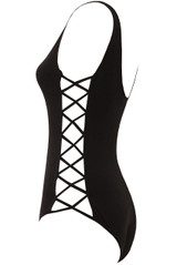 Sides Cut Out Open Back Bodysuit - 3 Colours