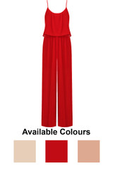 Vertical Pleated Textured Palazzo Jumpsuit - 3 Colours