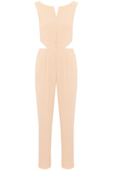 Side Cut Out Back Zip Up Jumpsuit - 3 Colours