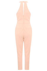 Crossover Halter Neck Jumpsuits - 2 Colours