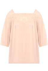 Lace Textured 3/4 Sleeve Tops - 4 Colours
