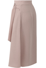 Wrap Side Buckled Knee Length Skirts - 3 Colours (2-2-2-2)