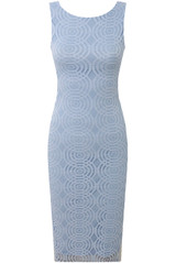 LaceTextured Lined Midi Dress - 4 Colours