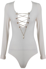 Chain Lock Bodysuit- 3 Colours