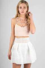 Front Cut Out Bralet - 3 Colours
