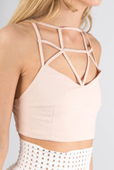 Front Cut Out Bralet - 3 Colours