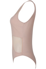 Mesh Cut Out Bodysuit - 3 Colours