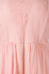 Lace Bandeau Chiffon Dress - 3 Colours