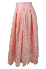 Lace Chiffon Lined Flare Skirt - 4 Colours