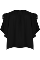 Bardot Shoulder Tie Blouse - 5 Colours