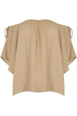 Bardot Shoulder Tie Blouse - 5 Colours