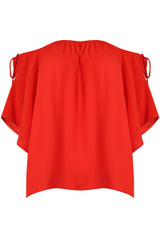 Bardot Shoulder Tie Blouse - 5 Colours