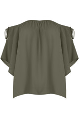 Bardot Shoulder Tie Blouse - 5 Colours