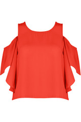 Cold Shoulder Crop Top - 4 Colours