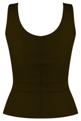 Front Lace Tie Jersey Tops - 4 Colours